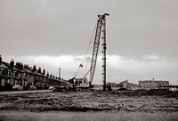 Clearing a Bomb Site, E.13 (1961). 'The next street to where I lived.' by John Claridge