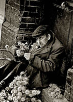 Flower Seller, 1959 by John Claridge